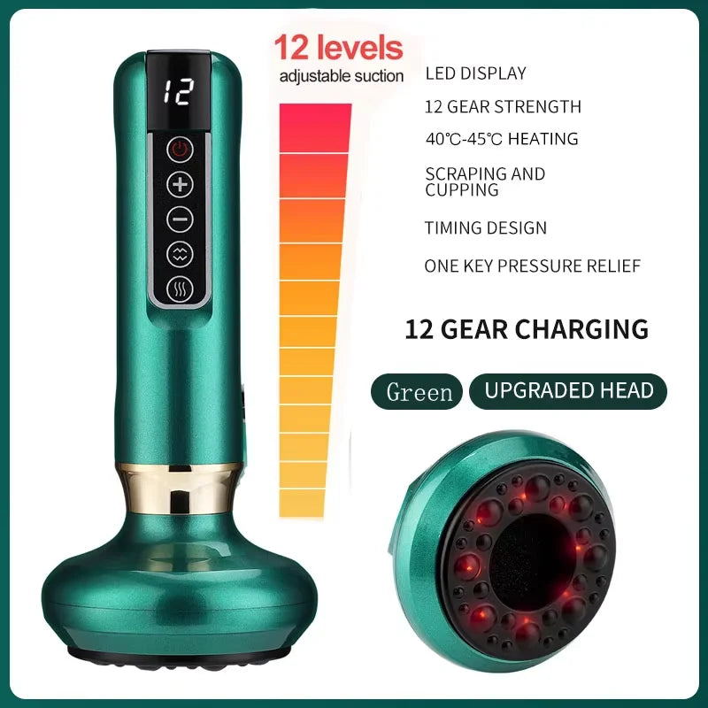 Electrical dredging meridian cupping device