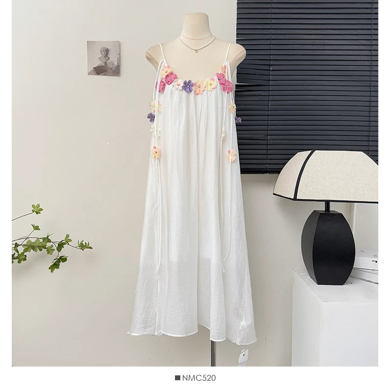 Floral Muse – Casual Korean Beach Dress