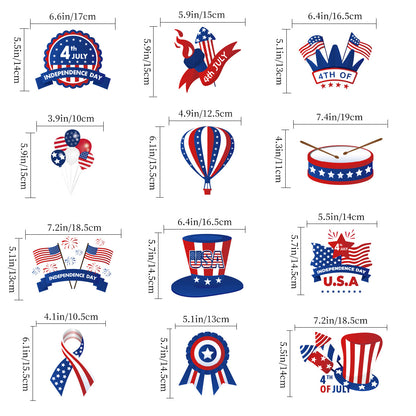 Independence Day Party Photo Props