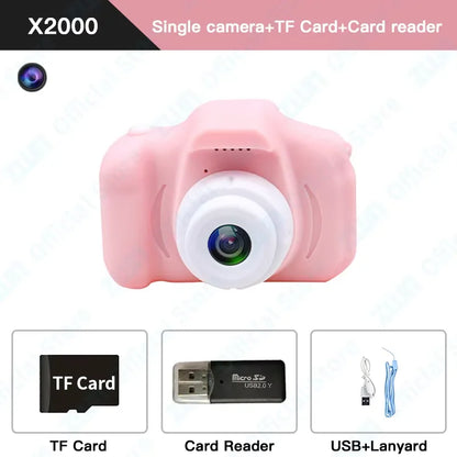 Kids Mini Digital Cameras 1080P HD  SLR Camera +TF Memory Card
