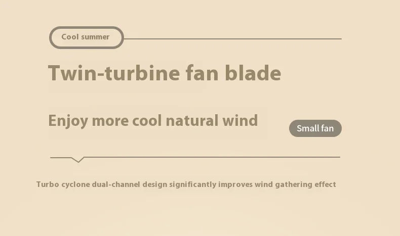 Mini Neck Fan Portable 1200mah
