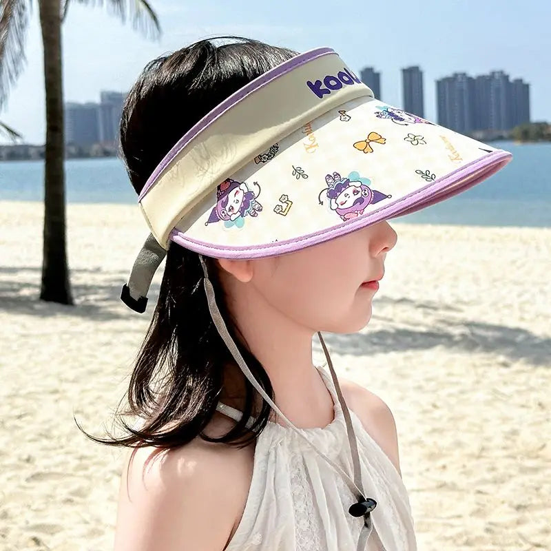 Sunscreen cooling hat with Two chargeable Fan