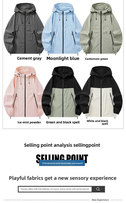 UPF50+ Breathable UV Protection  Jacket