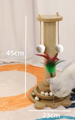 Pet Cat Toy Sisal scratcher