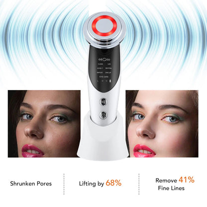 7 in 1 RF EMS  Wrinkle Removal Face Lift Multifunction Facial Massager Skin Care