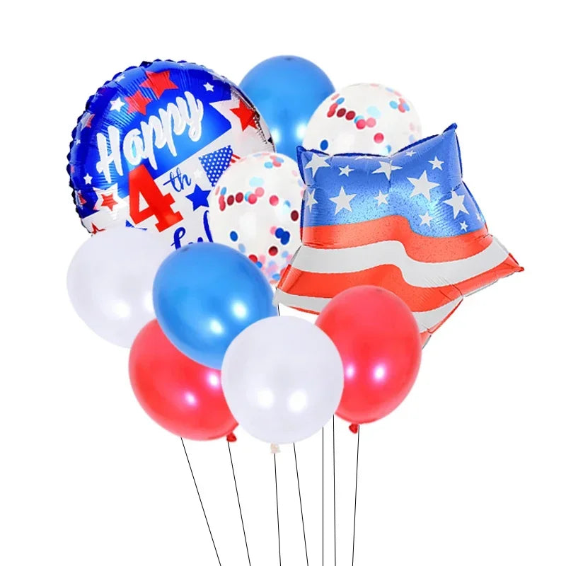 11pcs Independence Day Balloons Set
