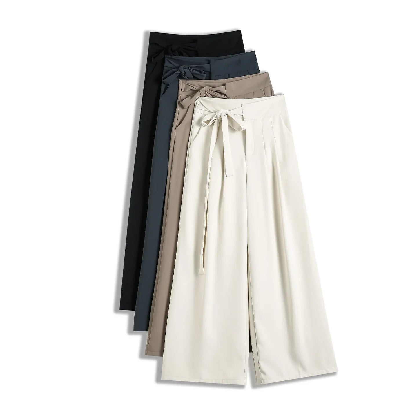 Korean Style Wide Leg Suit Pants