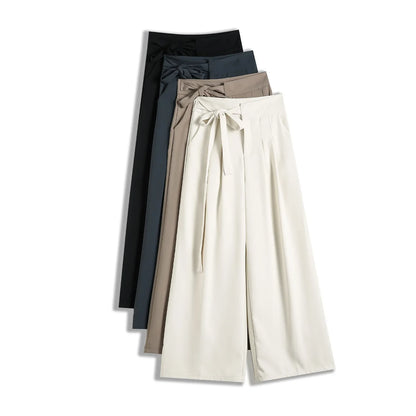 Korean Style Wide Leg Suit Pants