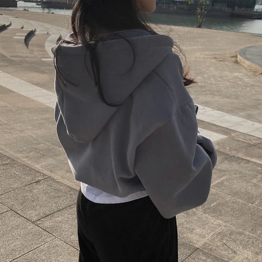 Casual Hood Sweatshirt