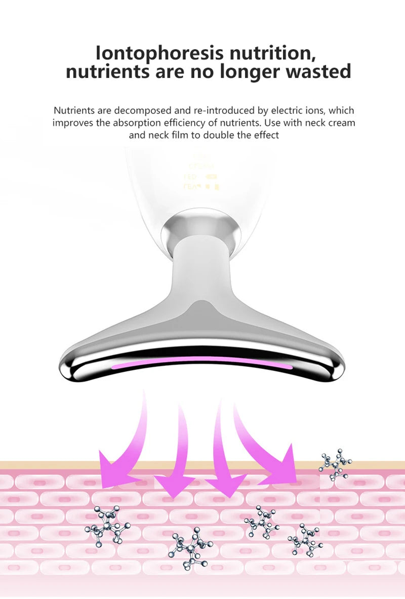 Household Thermal Neck Lifting & Firming Anti-Wrinkle Electric Face Massager –  Skin Tightening & Face Rejuvenation Device