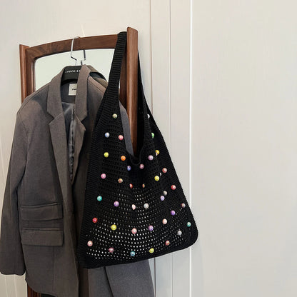 Crochet Knitted Tote Bag