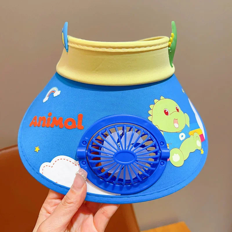 Children's Girls Boys Sun  Protection Fan Hat