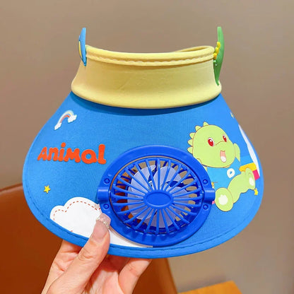 Children's Girls Boys Sun  Protection Fan Hat
