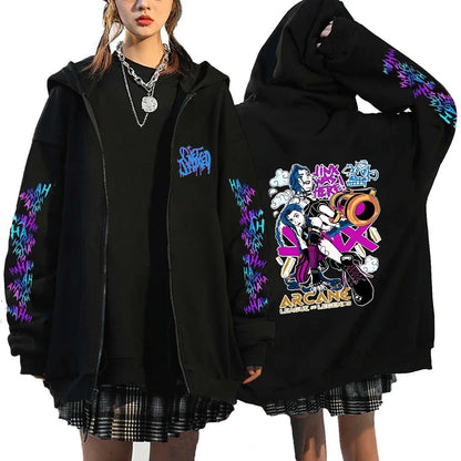 Arcane Jinx Zipper Hoodies