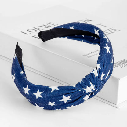 USA Fourth of July Flag Print Headband
