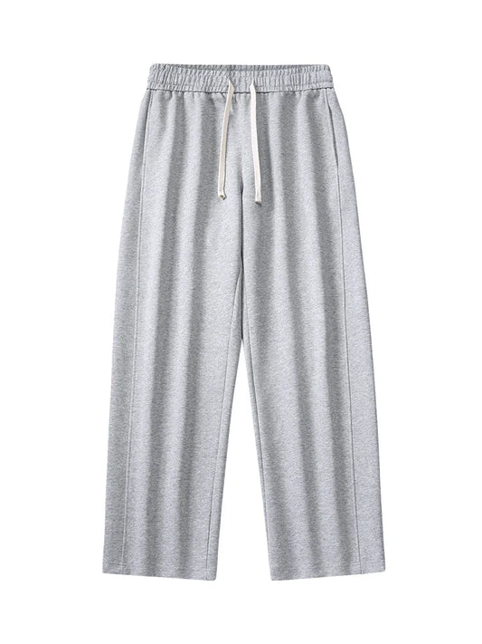 Wide Leg  Cotton Straight Pants