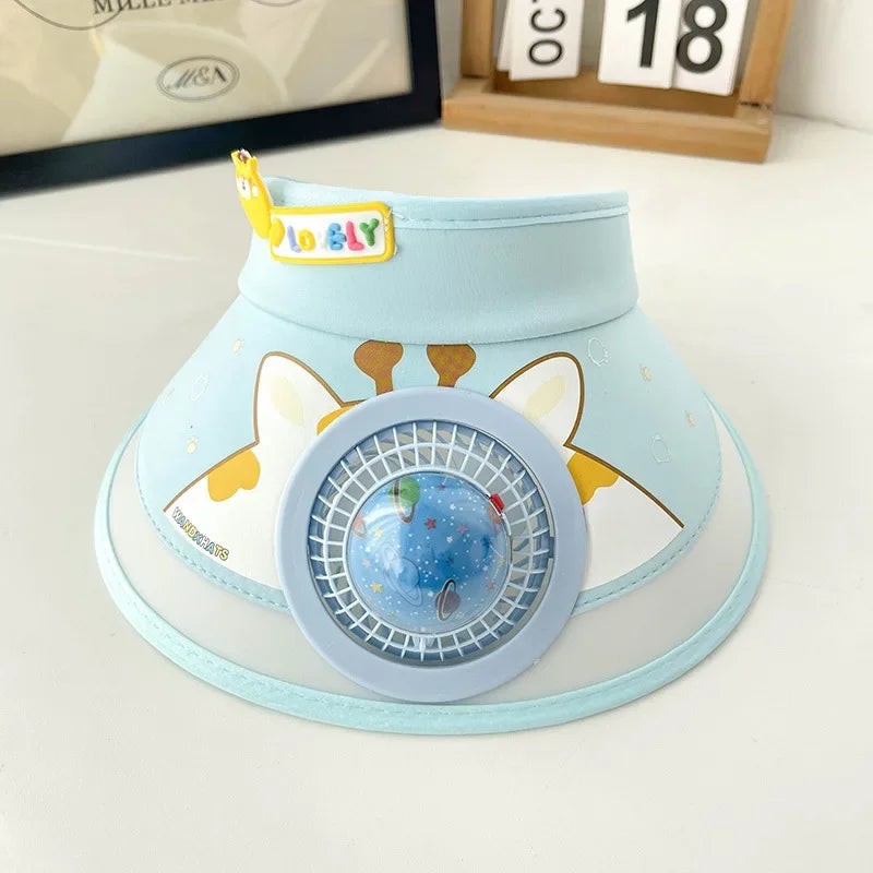 Children's Girls Boys Sun  Protection Fan Hat