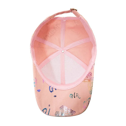 Female Male Sport Butterfly Smiling Face Letter Visors Cap