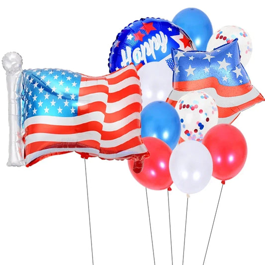11pcs Independence Day Balloons Set