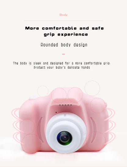 Kids Mini Digital Cameras 1080P HD  SLR Camera +TF Memory Card