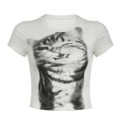 The Sleepy Cat Crewneck T-shirt