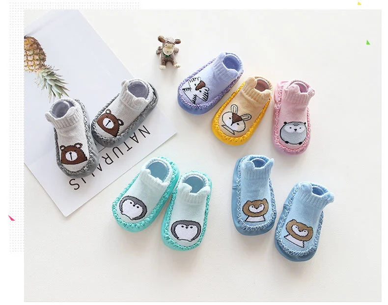Anti Slip Soft Sole Baby Socks Slippers