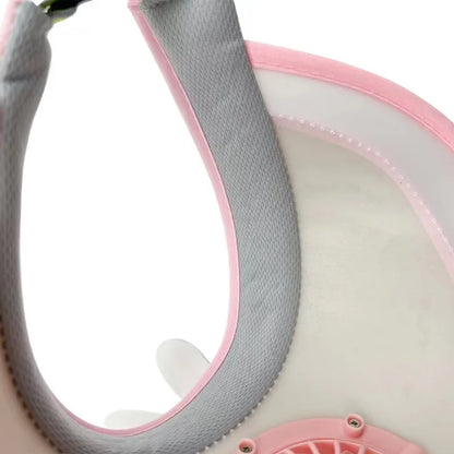 Rabbit Ear Empty Top Fan Hat USB Rechargeable