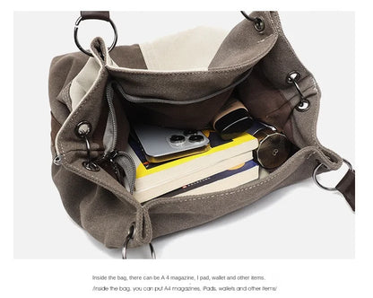 Canvas Retro Tote Bag
