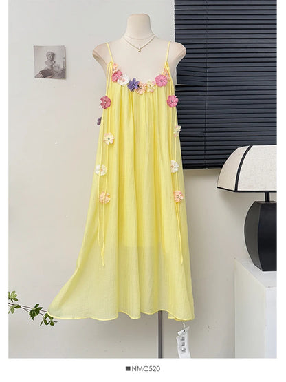 Floral Muse – Casual Korean Beach Dress