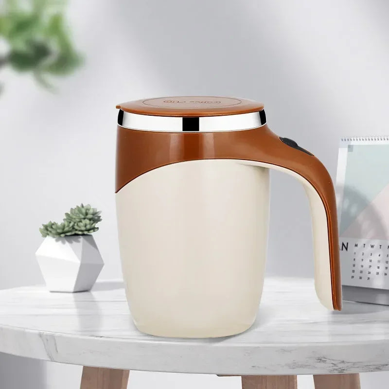 Electric  Portable Coffee  Stirring Cup Mug Stainless Shaker