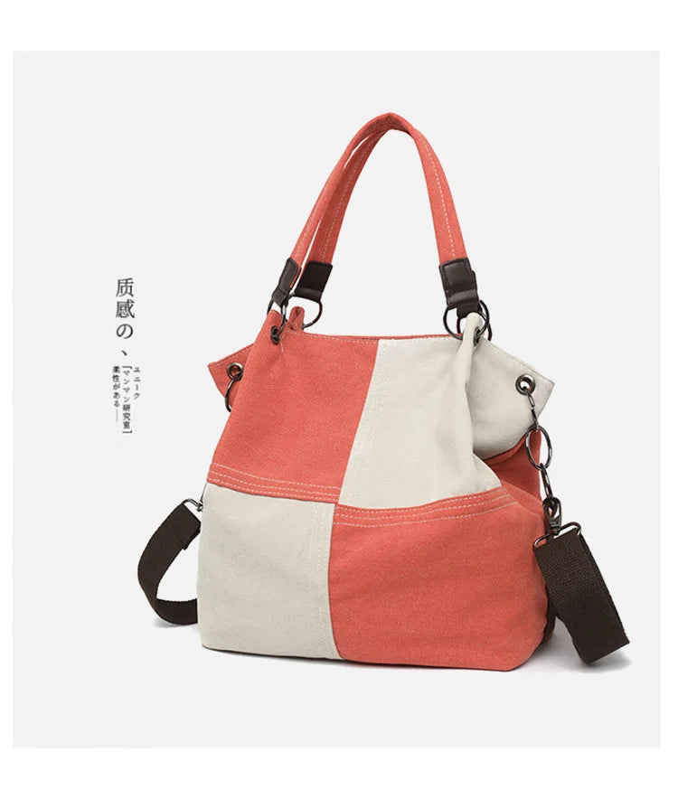 Canvas Retro Tote Bag