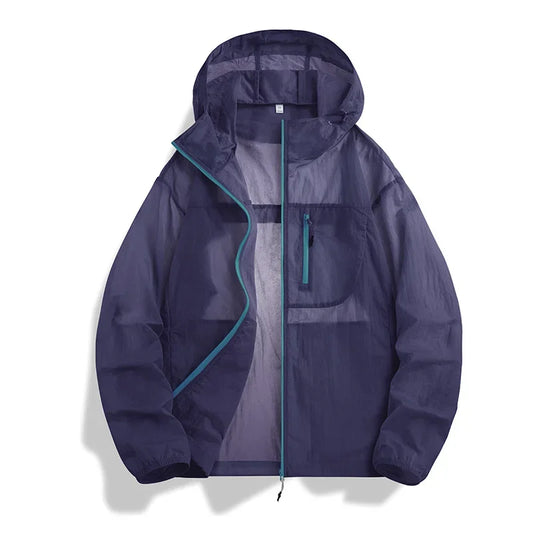 UPF50+  UV Protection Ultra Light Zipper Hoodie