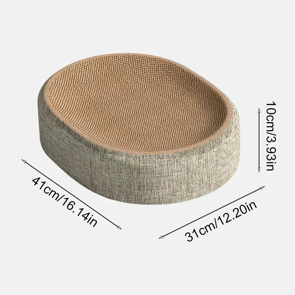 Oval Shaped Sisal  Scratch Pad For Cats