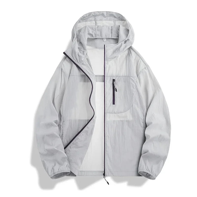 UPF50+  UV Protection Ultra Light Zipper Hoodie