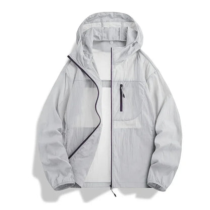 UPF50+  UV Protection Ultra Light Zipper Hoodie
