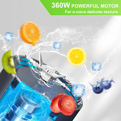 Portable Smoothie Blender Fresh Fruit blender 700ML USB Rechargeable Outdoor Mixing Cup