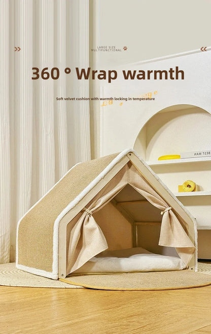 Cat nest Winter warm cat villa Cat house