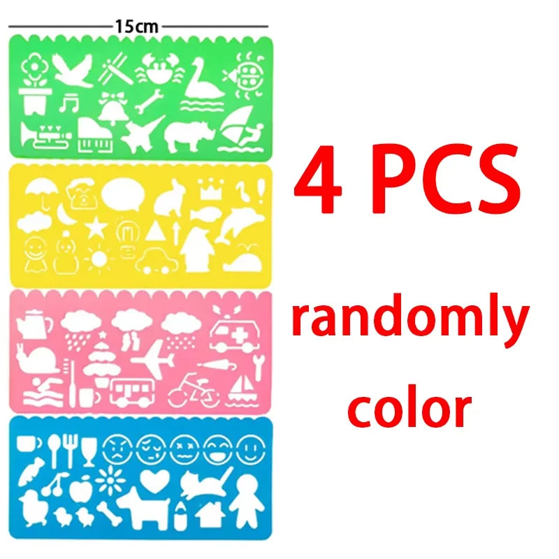 Geometry Spirograph Drawing Stencil Set  Kids Educational Toy