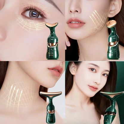 3 In 1  Neck Facial Eye Massager Facial Lifting Face Slimmer EMS Beauty Skin Tightening  Device