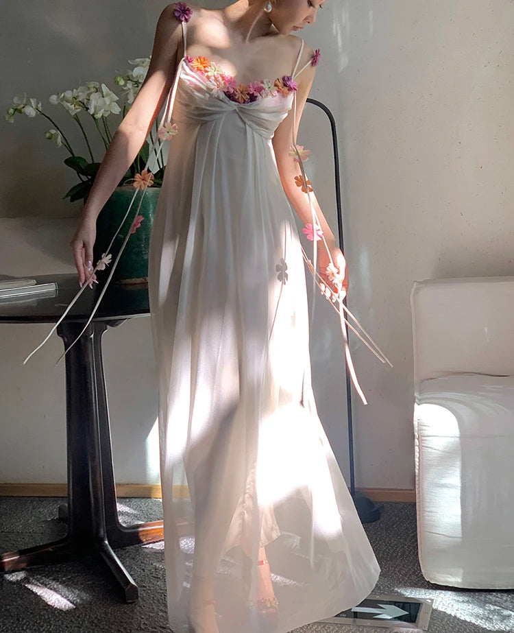 Boho Glow – Elegant Vacation Maxi Dress