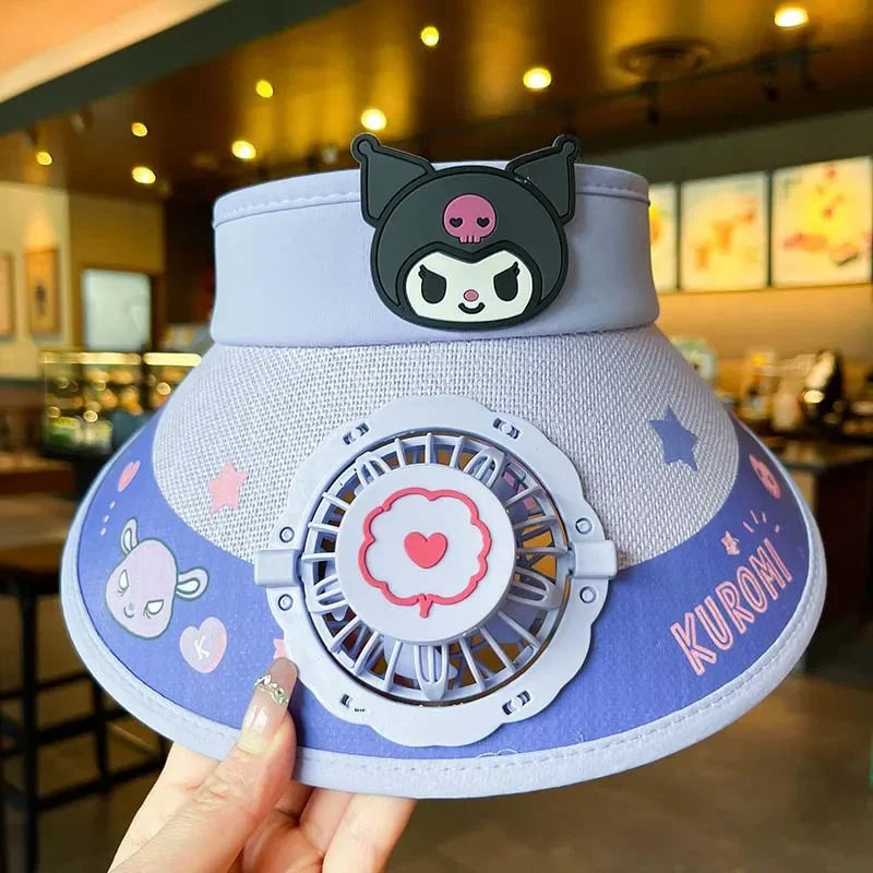 Children's Girls Boys Sun  Protection Fan Hat