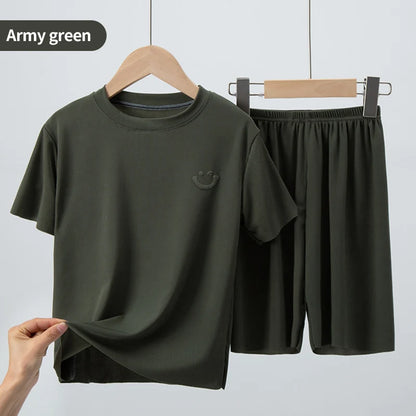 Children's ice silk pajamas