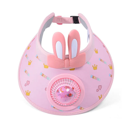 UV Protection Charging Fan Cap