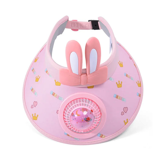 UV Protection Charging Fan Cap