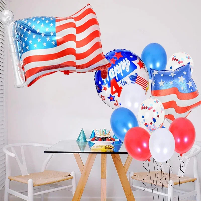 11pcs Independence Day Balloons Set