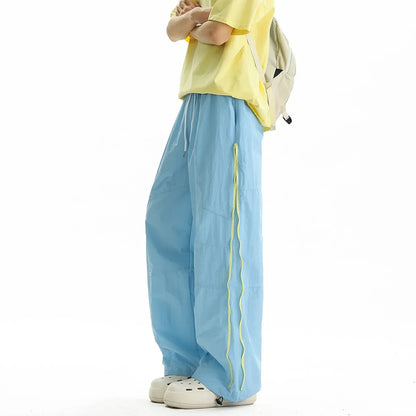 Nylon Quick Dry  Side Zipper Trousers Pants