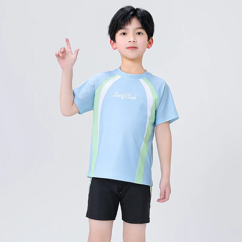 Summer Sun Protection Kids Swimsuits for Spa & Pool Baby Boys Sport Quick Dry Swim Wear
