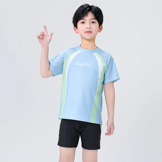 Summer Sun Protection Kids Swimsuits for Spa & Pool Baby Boys Sport Quick Dry Swim Wear