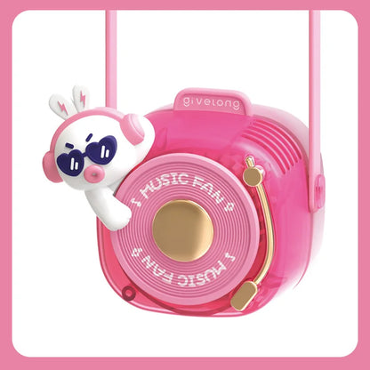 Portable Mini Fan Cartoon Fan summer fun student USB charging