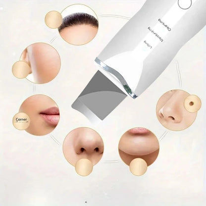 Ultrasonic Skin Scraper – Deep Pore Cleansing Facial Device for Men & Women, Professional Skin Care Tool